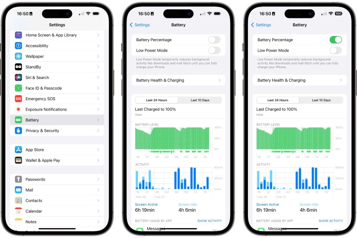 ثلاثة أجهزة iPhone تعرض خطوات تشغيل