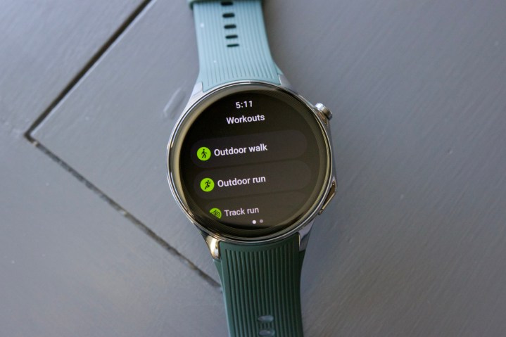 تطبيق التدريبات على OnePlus Watch 2.