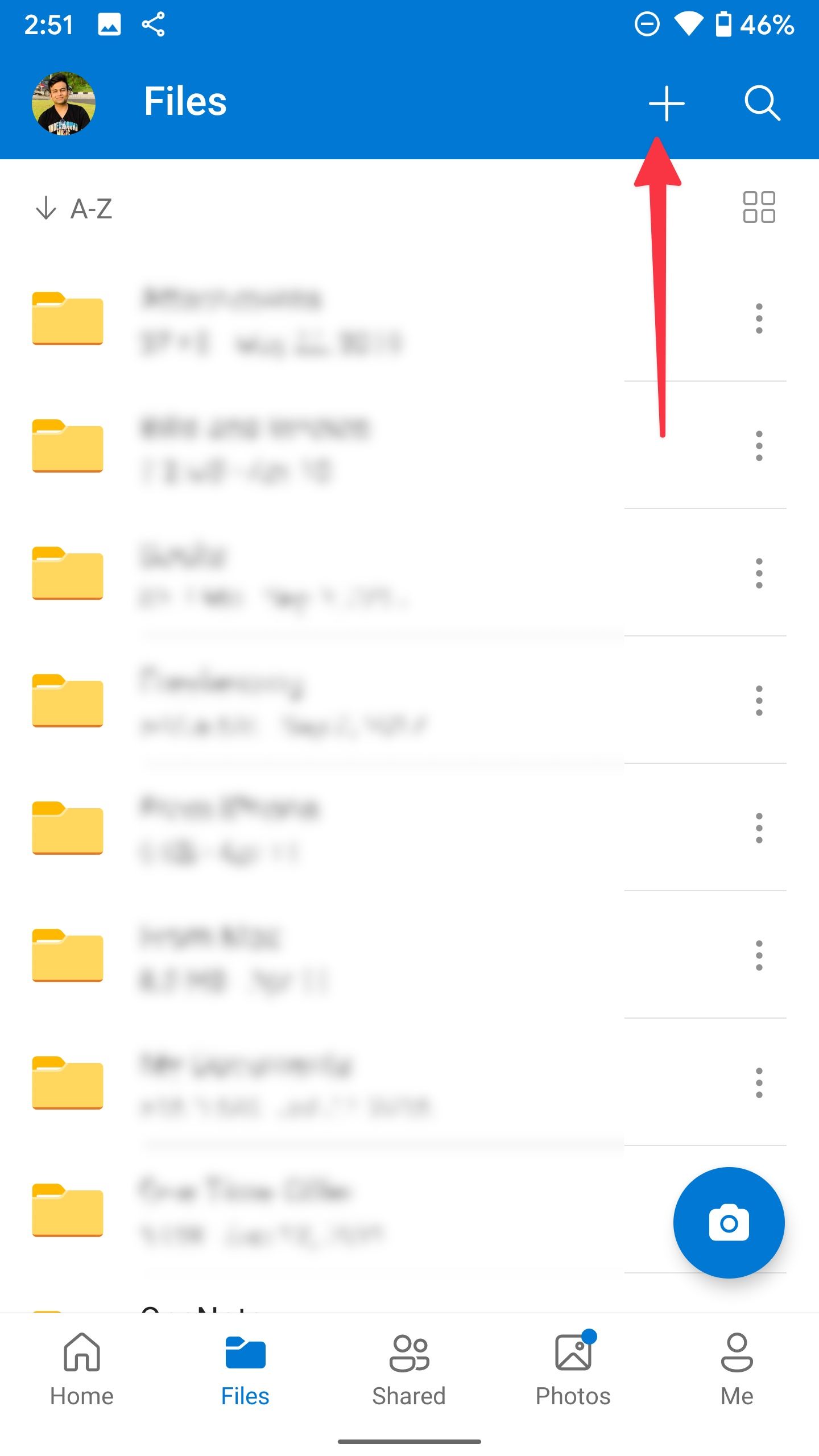تحميل الملفات إلى OneDrive